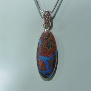 Sterling Silver Rainbow Casilica Pendant with Goddess Bail Boho Beauty 🌈✨